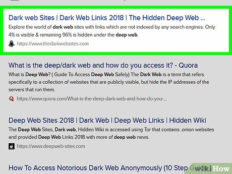 how to access deep web
